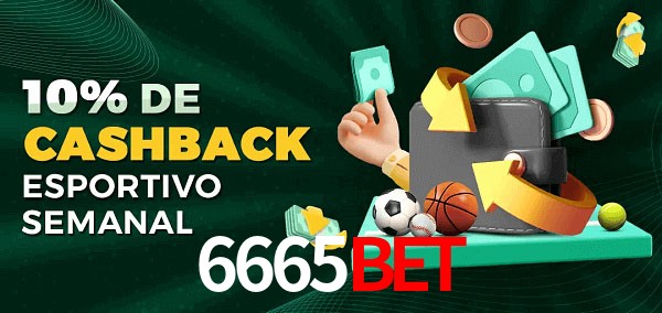 10% de bônus de cashback na 6665Bet